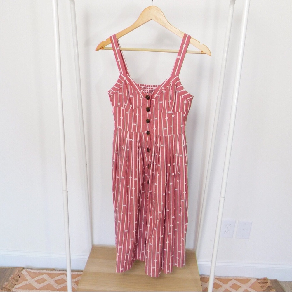 Maeve Red Striped Hudson Dress